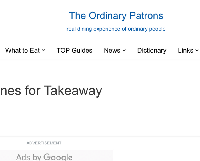 The Ordinary Patrons