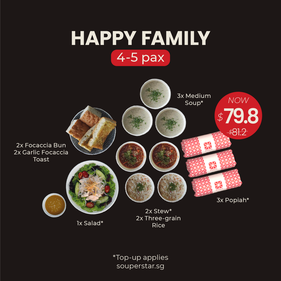 Happy Family Bundle 4 5pax Souperstar